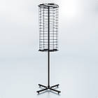 Стійка обертова розбірна MONO-90 H1470 D540 полети для окулярів зйомні. Торгова стійка під окуляри, стенд для розпродажу окулярів, фото 7