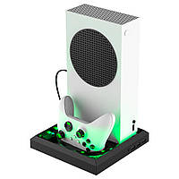 Док-станція XBOX Series X/S, DSX-810 RGB LED USB 2.0 з голосовим керуванням Чорний