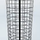 Стійка обертова розбірна MONO-90 H1470 D540 полети для окулярів зйомні. Торгова стійка під окуляри, стенд для розпродажу окулярів, фото 8