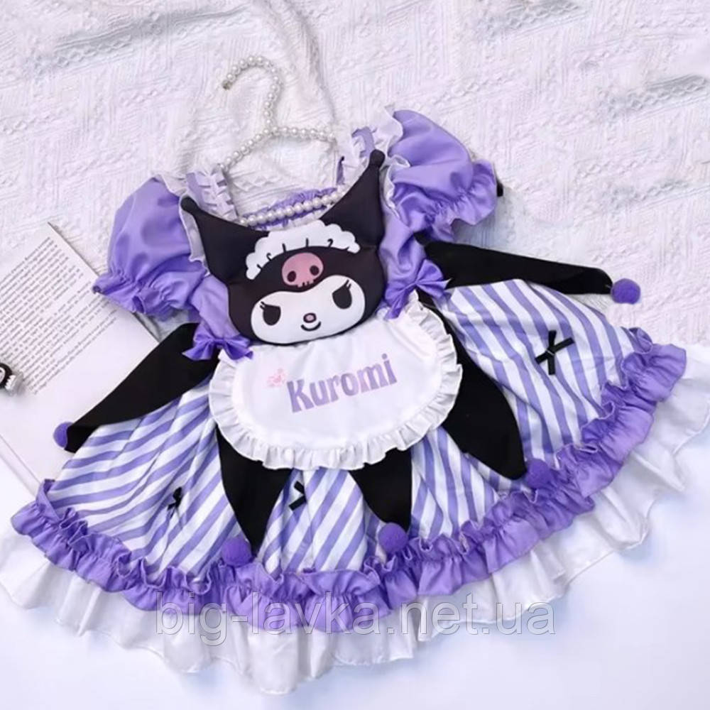 Сукня святкова для дівчаток в стилі Kuromi 150 см Фіолетовий