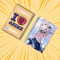 Блокнот на пружині в клітинку 48 арк. Angel Beats! / Янгольські ритми