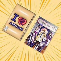 Блокнот на пружині в клітинку 48 арк. Angel Beats! / Янгольські ритми 009