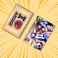 Блокнот на пружині в клітинку 48 арк. Angel Beats! / Янгольські ритми 012