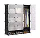 Пластикова шафа — органайзер для речей і взуття Storage Cube Cabinet 110х37х127 см, складана шафа органайзер, фото 3