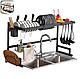 Організатор для миття посуду Storage Shelf Sink storage rack, підставка для приладів. Органайзери для миття, фото 4