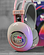 Навушники Bluetooth накладні з RGB підсвічуванням та Hello Kitty PG-706H, Беспроводные bluetooth наушники, фото 7