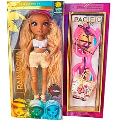 УЦІНКА (Прим'ята коробка) Лялька Rainbow High Pacific Coast Harper Dune Рейнбоу Хай Харпер Дюна 00425