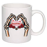 Чашка з друком "Happy Valentine's Day" 330мл (колір білий) (22230), фото 2