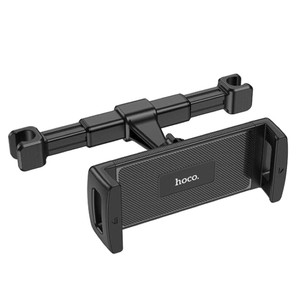 Автотримач для планшета HOCO CA121 Prospering headrest car holder for tablets Black