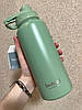 Пляшка для води металева з подвійною вакуумною ізоляцією Bohtal Insulated Sports Bottle 960 ml/32 oz Green, фото 10
