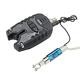 Набір електронних сигналізаторів клювання 3 шт. зі свингером для риболовлі Hirisi в кейсі, фото 4