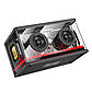 Портативна колонка HOCO BS62 Flash cold energy 2.1 desktop BT speaker Black, фото 4