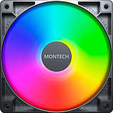 Популярний! Кулер до корпусу MONTECH GF120 PWM BLACK - Краща якість тільки на Nukleon.com.ua, фото 3