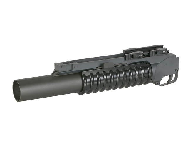 Модель американського гранатомета M203 Long QD RIS 40mm [A&K] (для страйкболу), фото 1