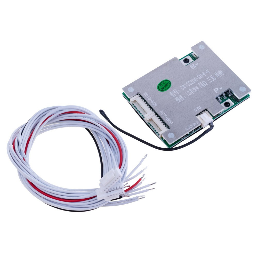 Плата захисту BMS CX13S30A-SH-F-Y для 13 акумуляторів LI-ION, 48 В