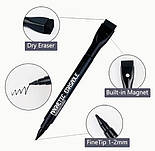 Набір маркерів для магнітно-маркерної дошки з магнітом, 8+4 шт, фото 4