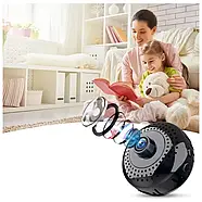 Міні-камера відеоспостереження IP WiFi  з віддаленим доступом А10 1.3 Мп Чорна, фото 3