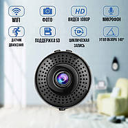 Міні-камера відеоспостереження IP WiFi  з віддаленим доступом А10 1.3 Мп Чорна, фото 2