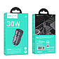 Автомобільний зарядний пристрій HOCO Z57 Glorious single-port PD30W car charger Metal Gray, фото 3