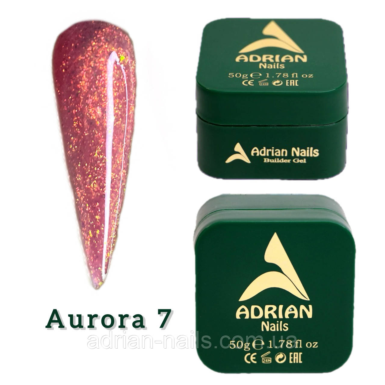 Aurora Gel #7 - Adrian Nails 30грам, фото 1