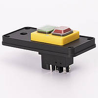 Пускова електромагнітна кнопка ESSB-132YC 5pin на панелі