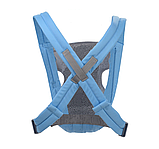 Рюкзак-слінг сумка кенгуру для перенесення немовля. Колір блакитний. (070/2), фото 5