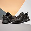 Чоловічі шкіряні кросівки (натуральна шкіра) чорні демісезонні для чоловіків на весну осінь, розміри 40-45, фото 7