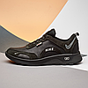 Чоловічі шкіряні кросівки (натуральна шкіра) чорні демісезонні для чоловіків на весну осінь, розміри 40-45, фото 4