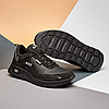 Чоловічі шкіряні кросівки (натуральна шкіра) чорні демісезонні для чоловіків на весну осінь, розміри 40-45, фото 5