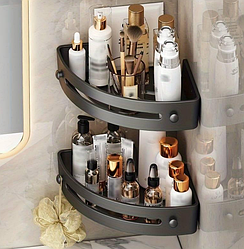 Настінний тримач Кутовий Для косметичного приладдя Storage Shelf AND-79-10-80PCS