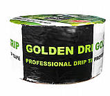 Крапельна стрічка 8 mil крок 30 см бухта 500 метрів еміттерна GOLDEN DRIP для крапельного поливання та зрошення полун, фото 6