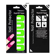 U-подібні силіконові захисні наклейки для кутикули й бічних валиків від лаку зілля