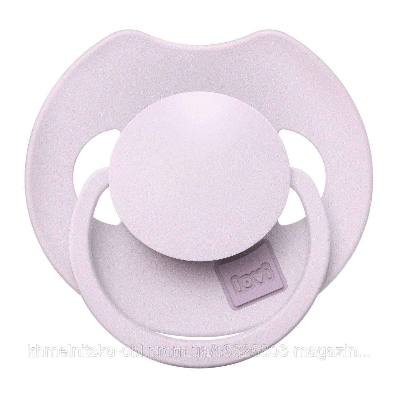 Пустушка силіконова динамічна LOVI Prime 0-6 міс 1 шт Lilac, фото 1
