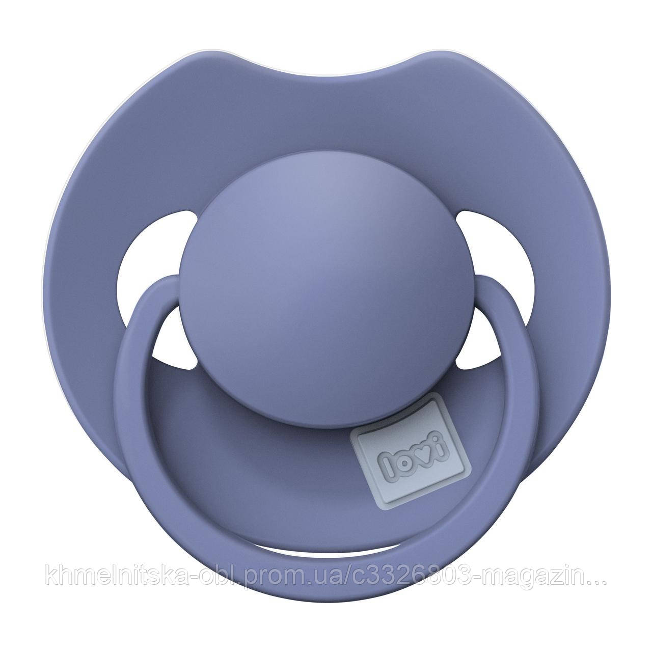 Пустушка силіконова динамічна LOVI Prime 0-6 міс 1 шт Blue, фото 1
