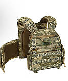Плитоноска МІЦЬ 3.0 MultiCam з функцією швидкого скидання (PLATE CARRIER) МОЛЛІ, фото 5