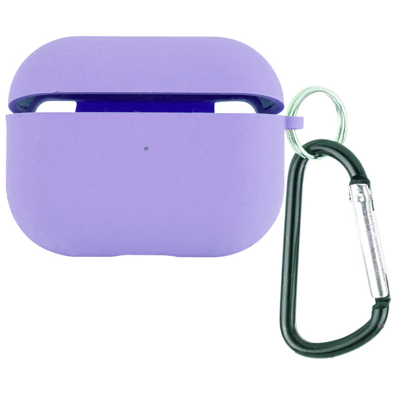 Силіконовий чохол для AirPods 3 Light Puplre, фото 1
