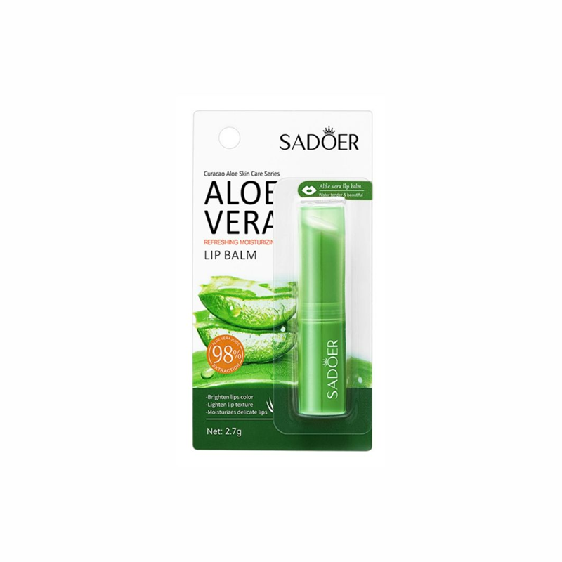 Бальзам для губ SADOER Curacao Aloe Vera зволожувальний 2.7 г