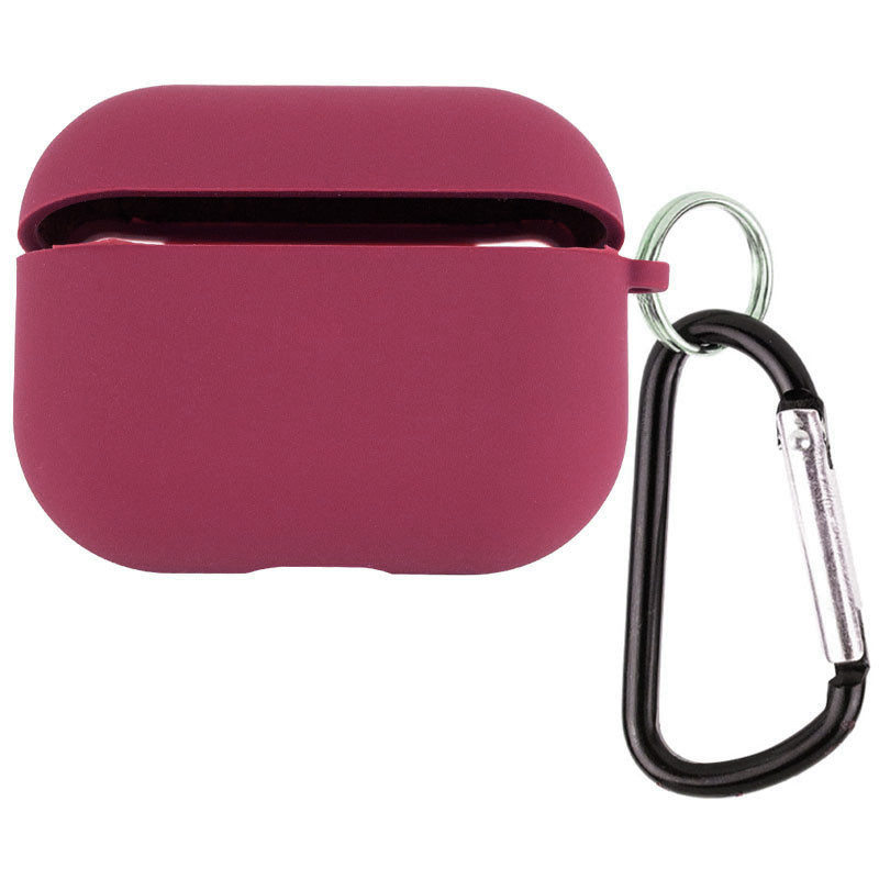 Силіконовий чохол для AirPods 4 Plum, фото 1