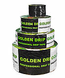 Крапельна стрічка 8 mil крок 15 см 1000 метрів еміттерна GOLDEN DRIP для крапельного поливання полуниці та рослин, фото 5