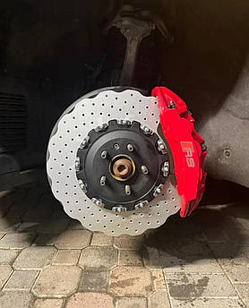 Гальмівна система Audi Аудіо RS6 Avant RS7 Sportback з полегшеними гальмівними дисками дизайн хвиля