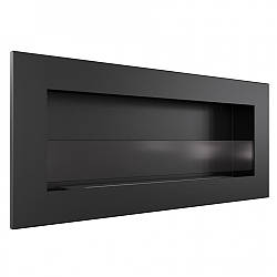 Біокамін Kratki DELTA 2 SLIM чорний зі склом