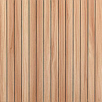 Покриття вінілове самоклеюче 3D рейки тік золотистий 600*600*2,8мм (D) SW-00002203