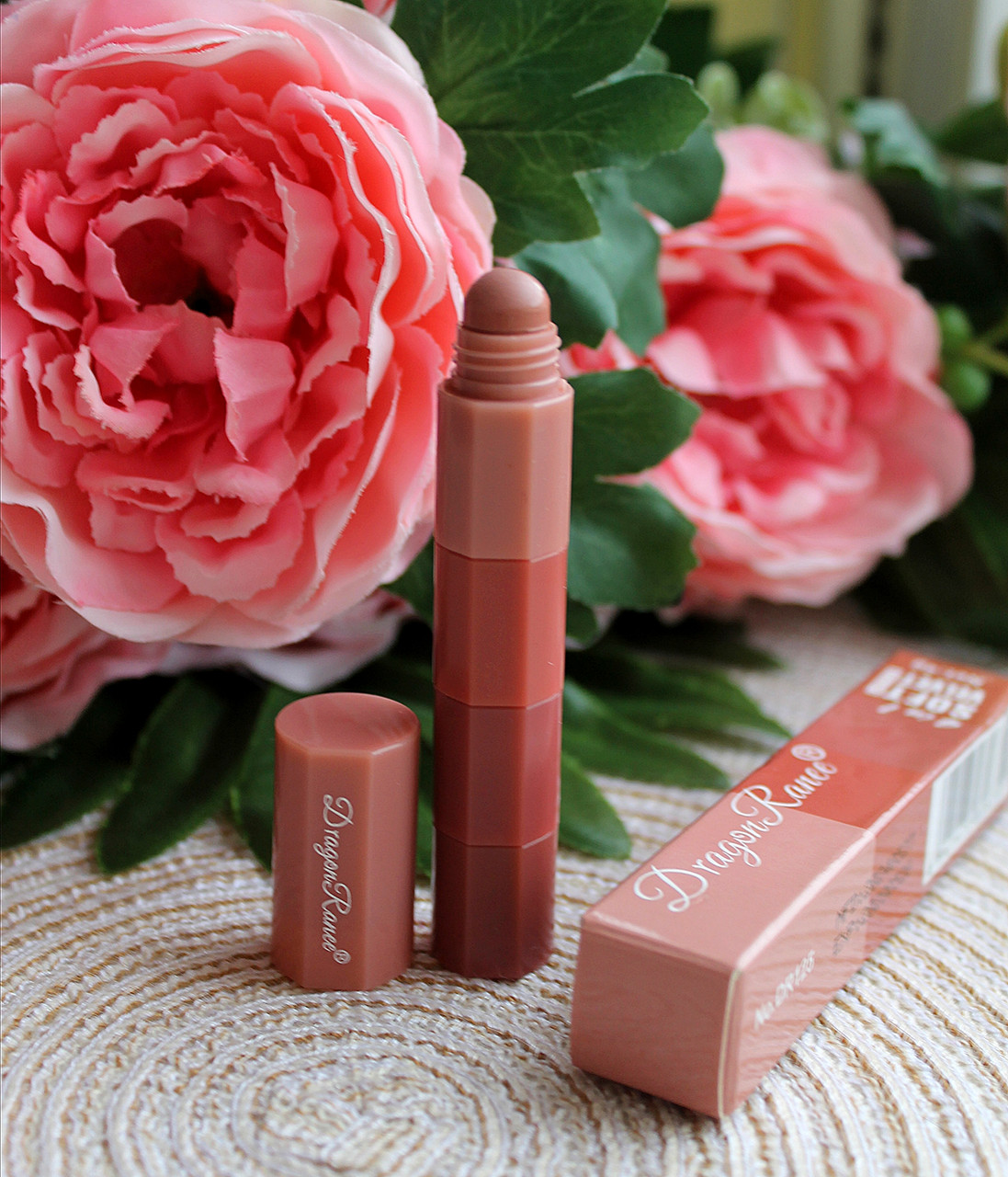 Набір матових помад для губ Dragon Ranee 4в1 Soft Velvet Lipstick 01