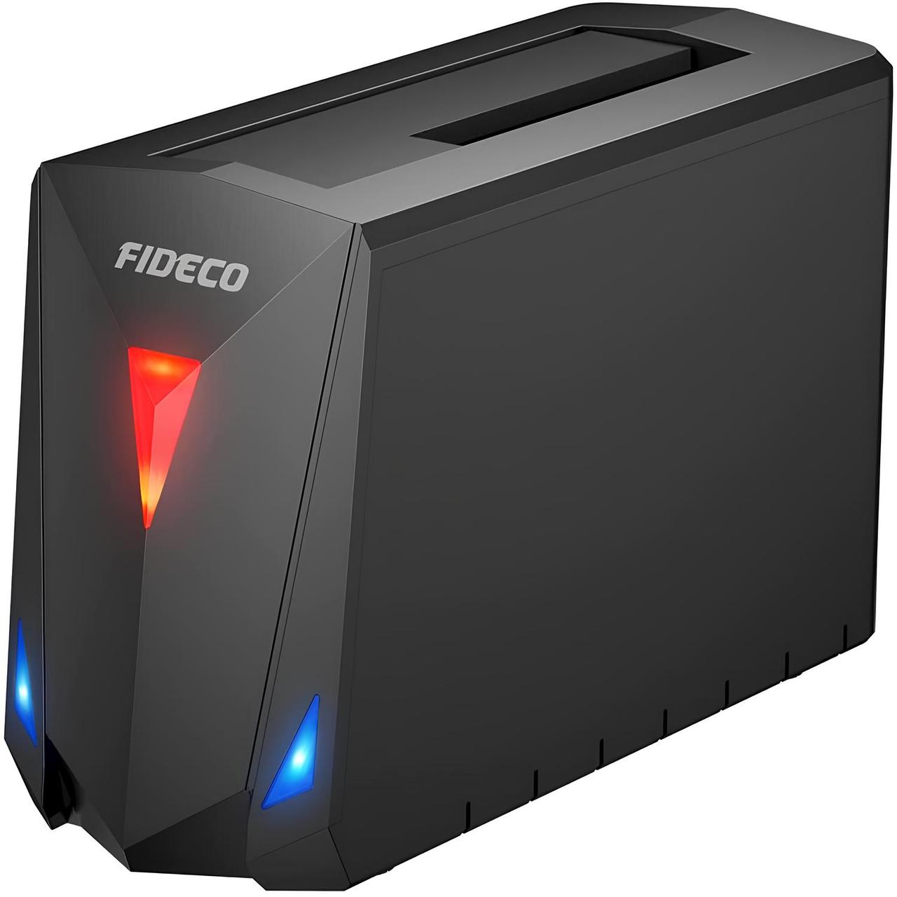Док-станция Fideco для HDD 2.5"/3.5" SATA/SSD USB 3.0 (FDS2SA0SA1PB 2582) Черная, фото 1