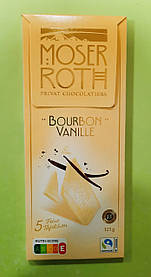 Шоколад Moser Roth ваніль білий 125 г