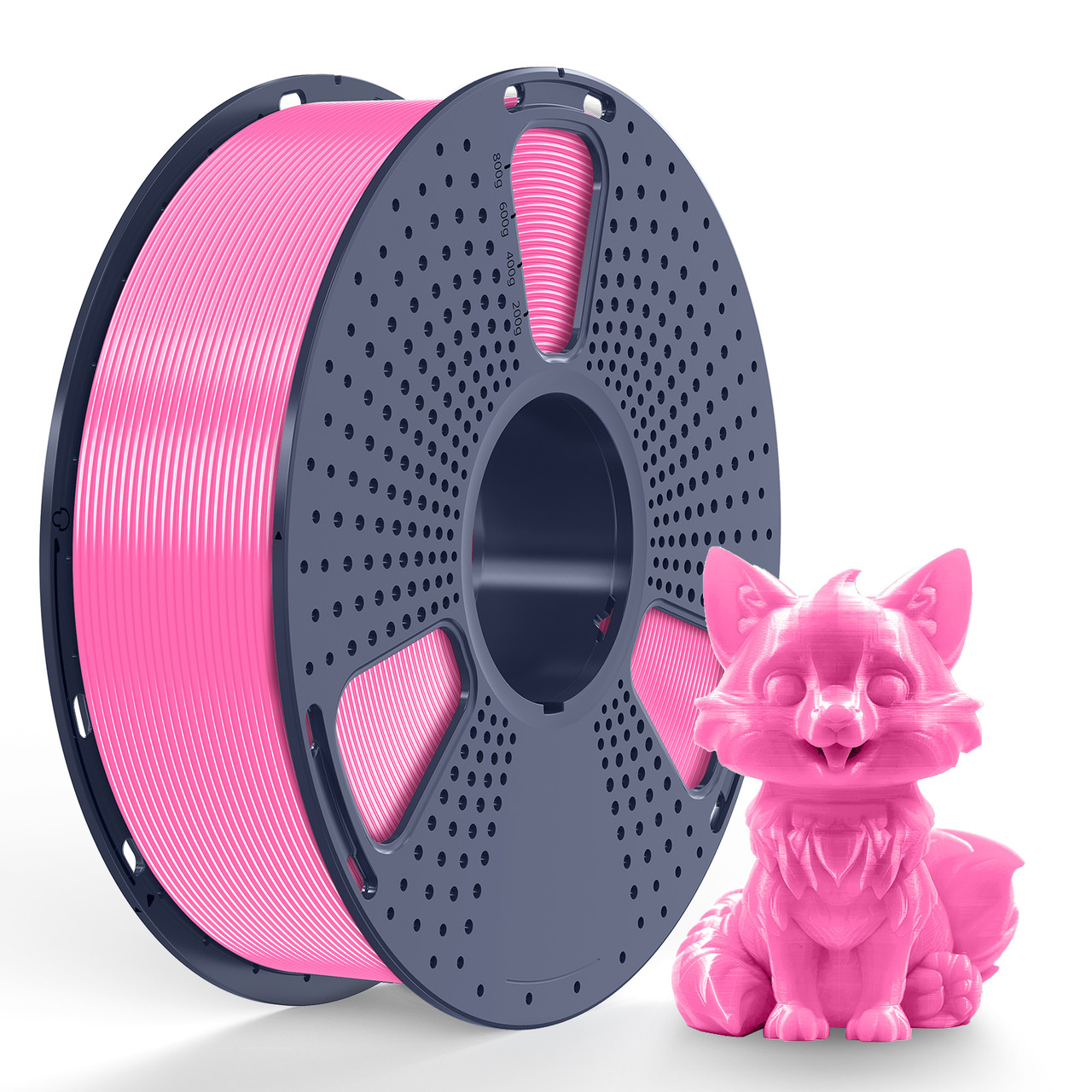 Пластик філамент для 3D-друку SUNLU PETG Pink (00340801Z) Reusable Spool