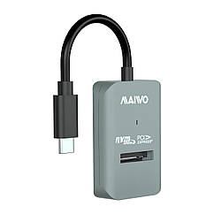 Док-станція Maiwo для M.2 NVMe (PCIe) USB 3.1 Type-C (K1696P 6402) Сіра