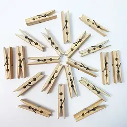 Прищіпки для білизни, дерев'яні прищіпки.