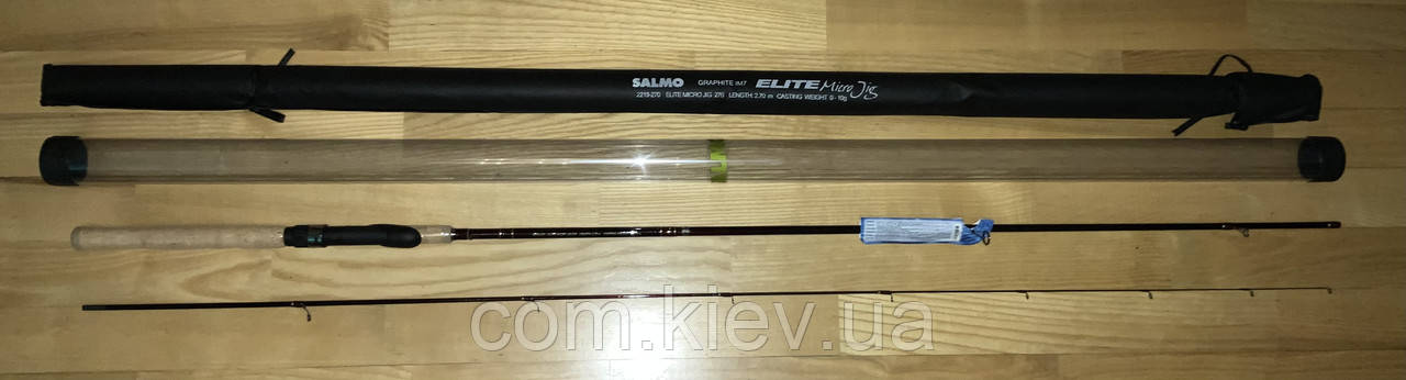 Легкий ультралайтовий швидкого ладу Спінінг Elite Micro Jig 2.7 м Salmo, (0-10 г), +тубус