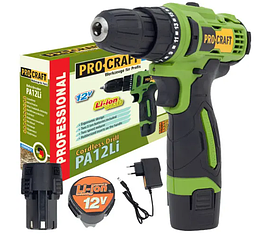 Шуруповерт Procraft PA12Li COMPACT